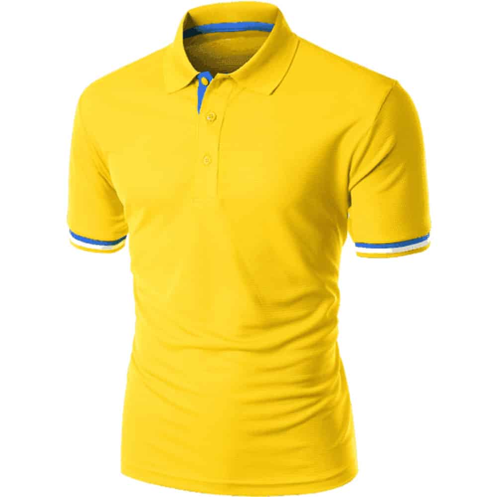 Tshirt-Polo-Yellow-